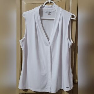 Calvin Klein white blouse, size XL